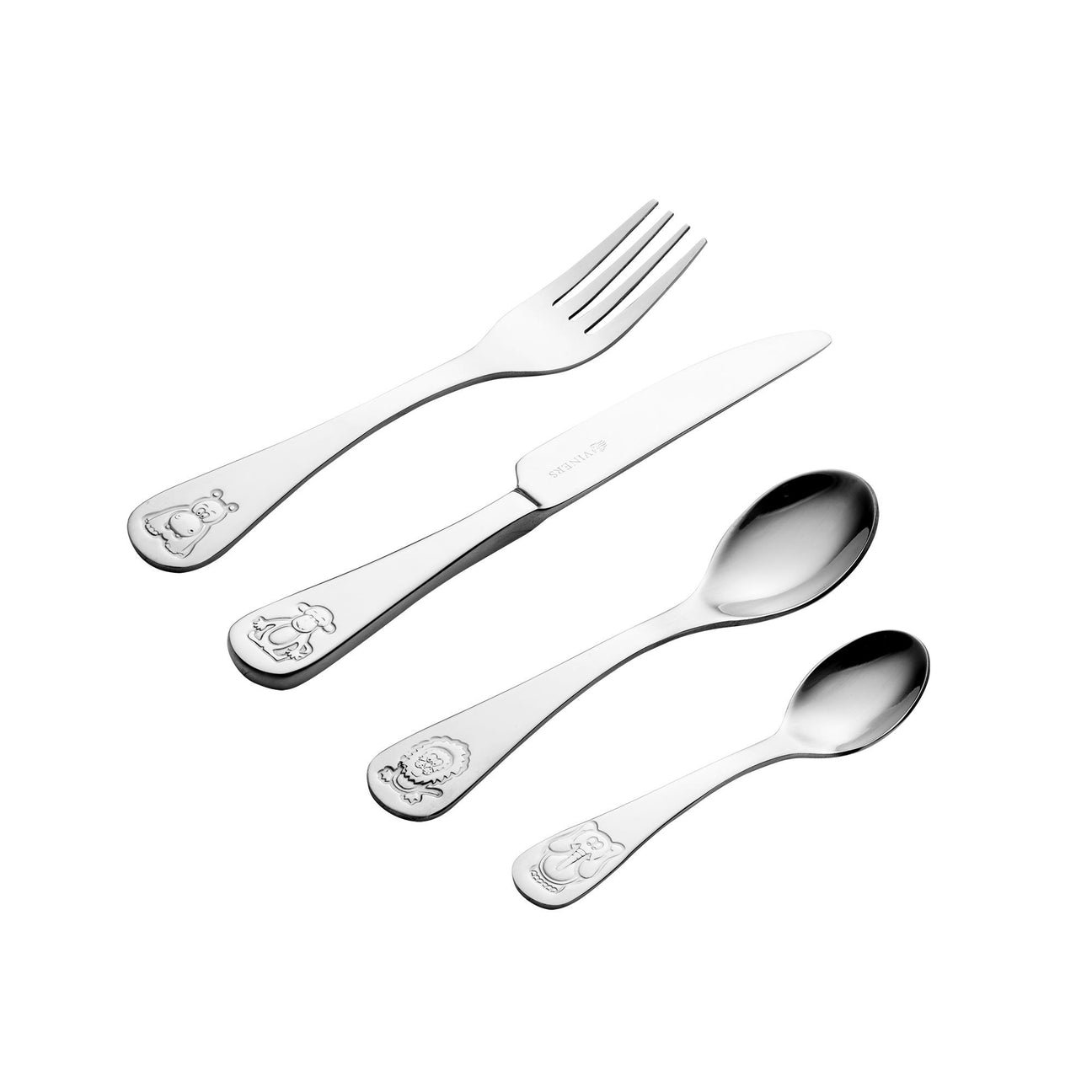 Image - Viners Jungle 4 Piece Kids Cutlery