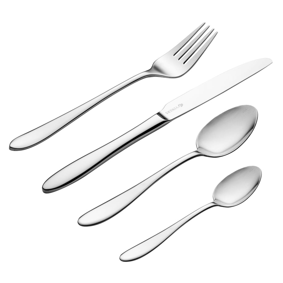 Viners Select 4-Piece Pastry Fork Set | Grey