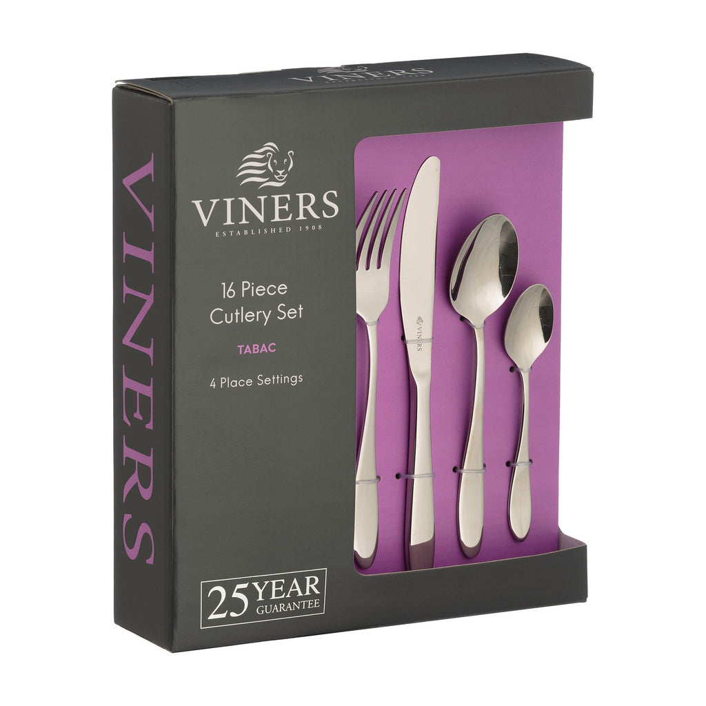 Image - Viners Tabac 18/0 16 Pce Cutlery Set Giftbox