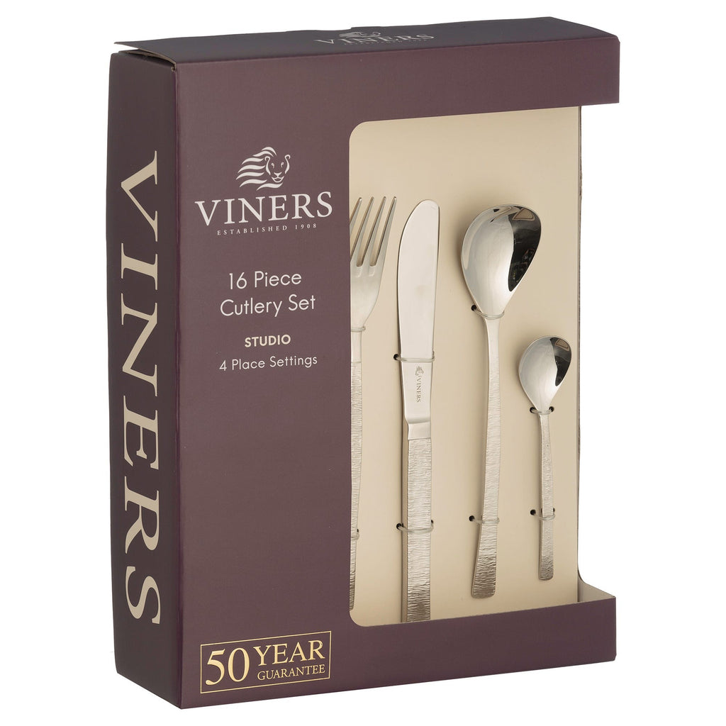 Image - Viners Studio 18/10 16 Pce Cutlery Set Giftbox