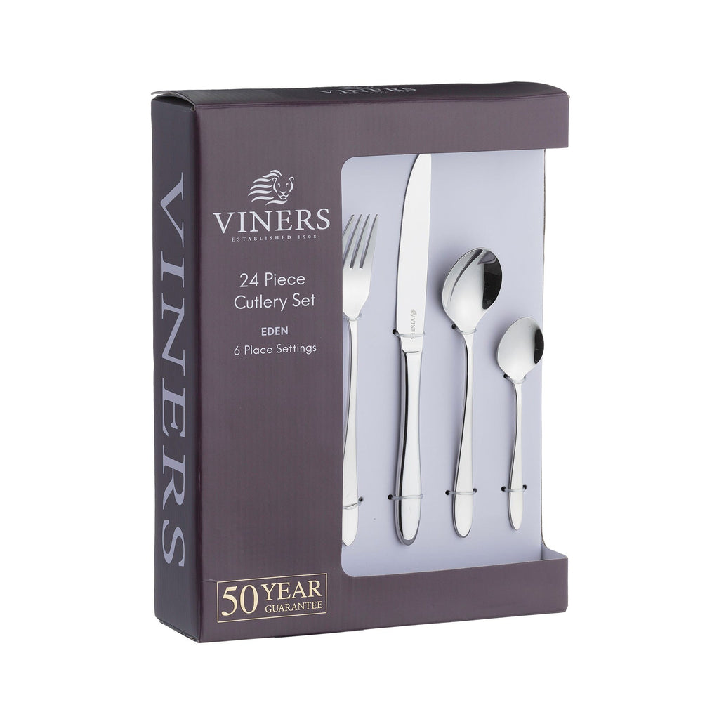 Image - Viners Eden 18/10 24 Pce Cutlery Set Giftbox