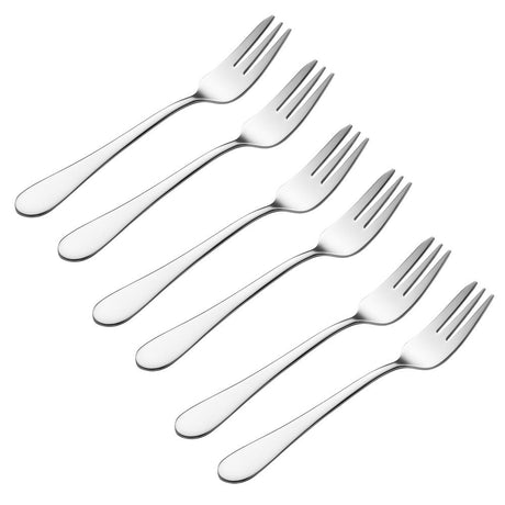 Image - Viners Pastry Forks Set of 6, Stainless Steel