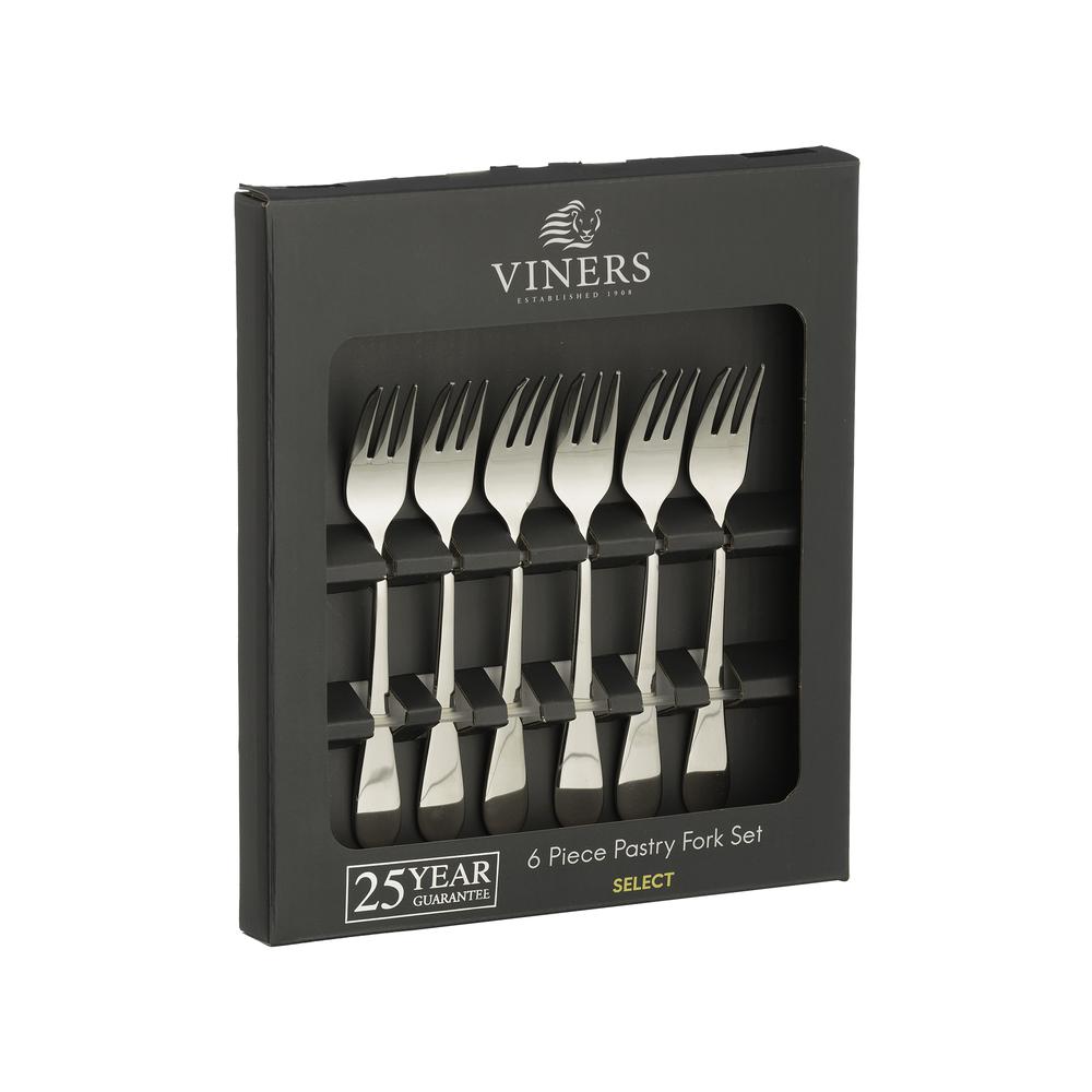 Image - Viners Pastry Forks Set of 6, Stainless Steel