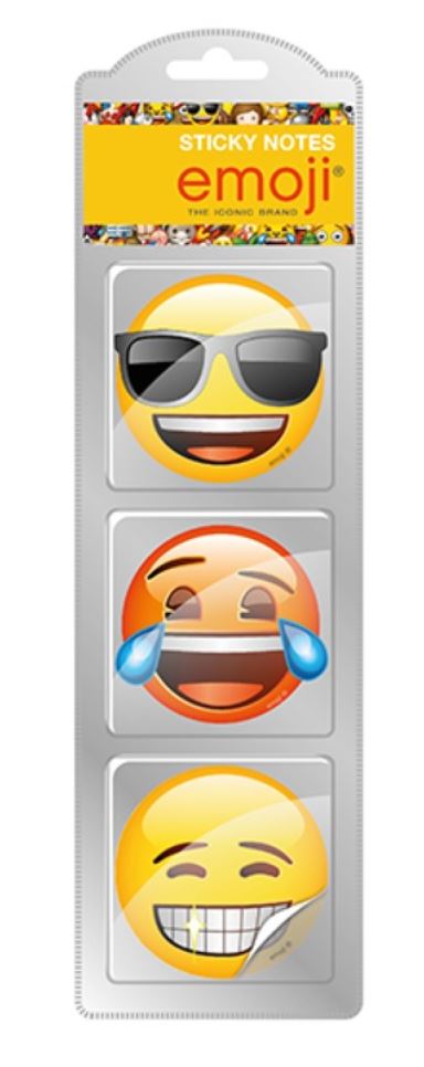 Image - Emoji Sticky Notes, Set of 3