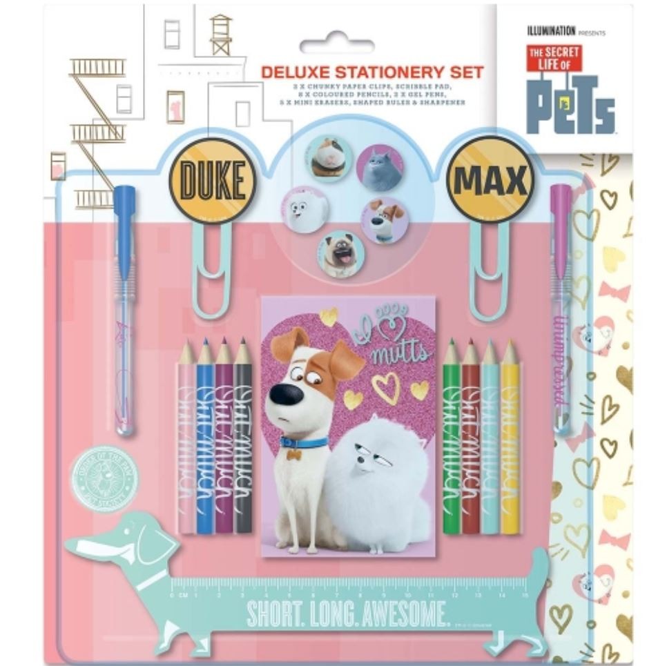 Image - Illumination The Secret Life of Pets Deluxe Stationery Set