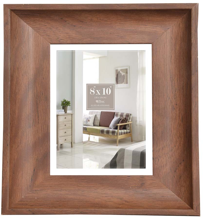 Image - The Design Group Dark Brown Wooden Photo Frame, 8' x 10'