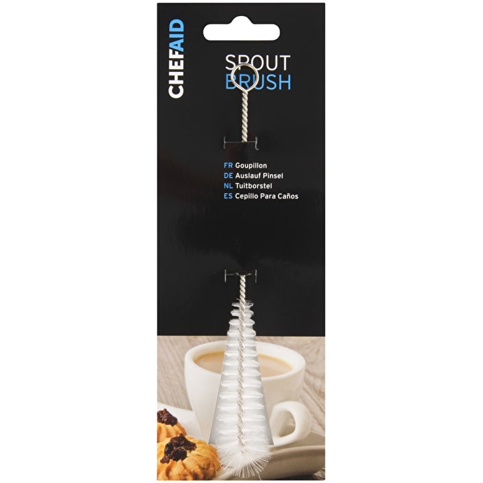 Chef Aid Spout Brush, Chrome