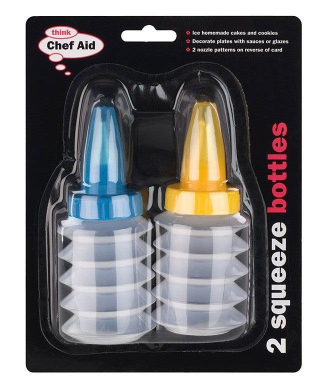 Image - Chef Aid Squeeze Bottles, Set of 2