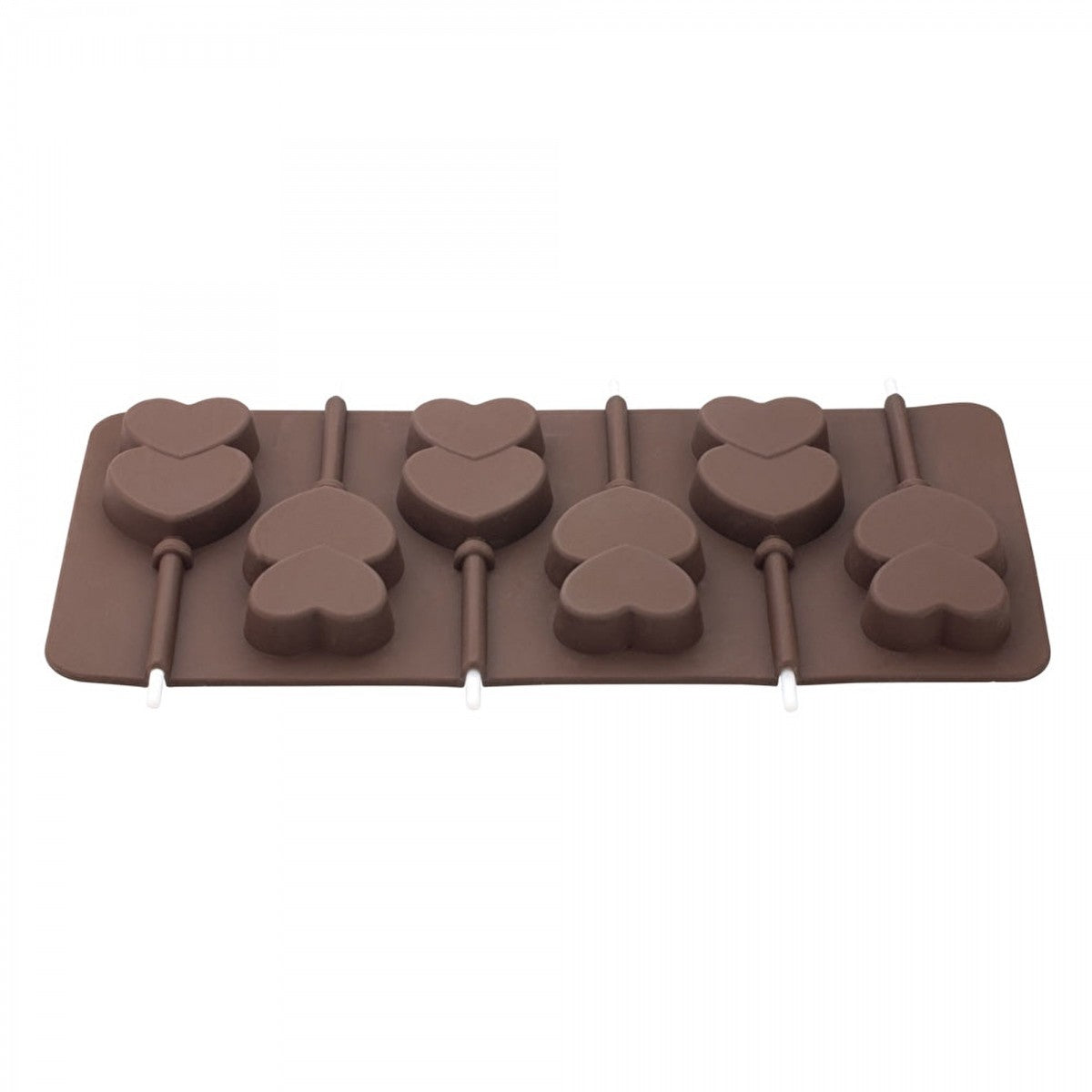 Image - Tala 6 Double Heart Shape Silicone Chocolate Moulds