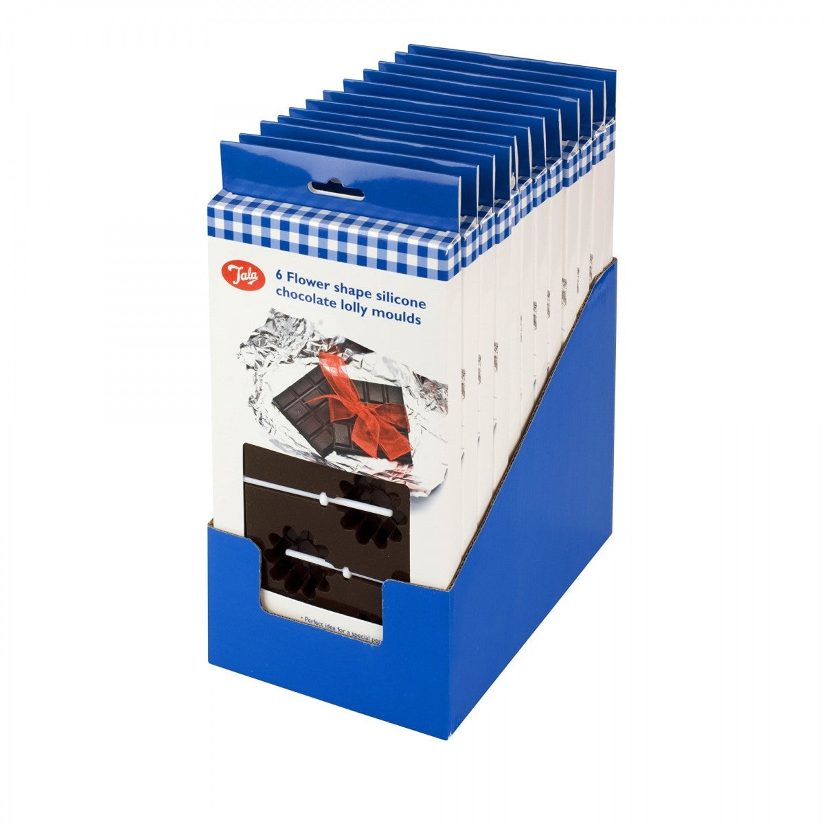 Image - Tala 6 Flower Shape Silicone Chocolate Lolly Moulds