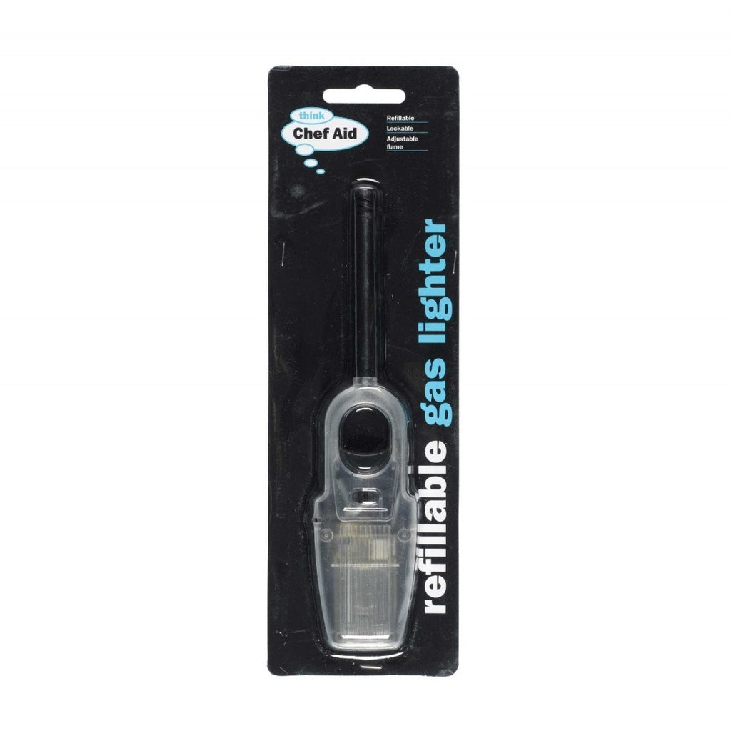 Image - Chef Aid Refillable Gas Lighter, Clear