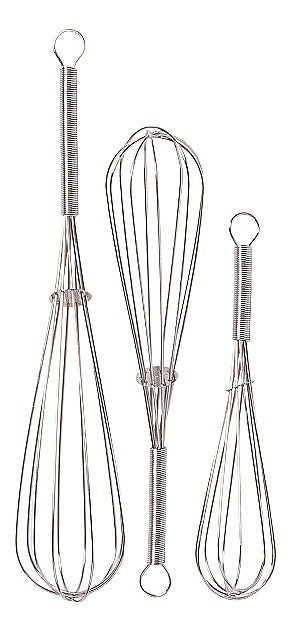 Image - Chef Aid Whisks, Chrome, Set of 3