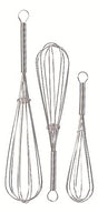 Image - Chef Aid Whisks, Chrome, Set of 3