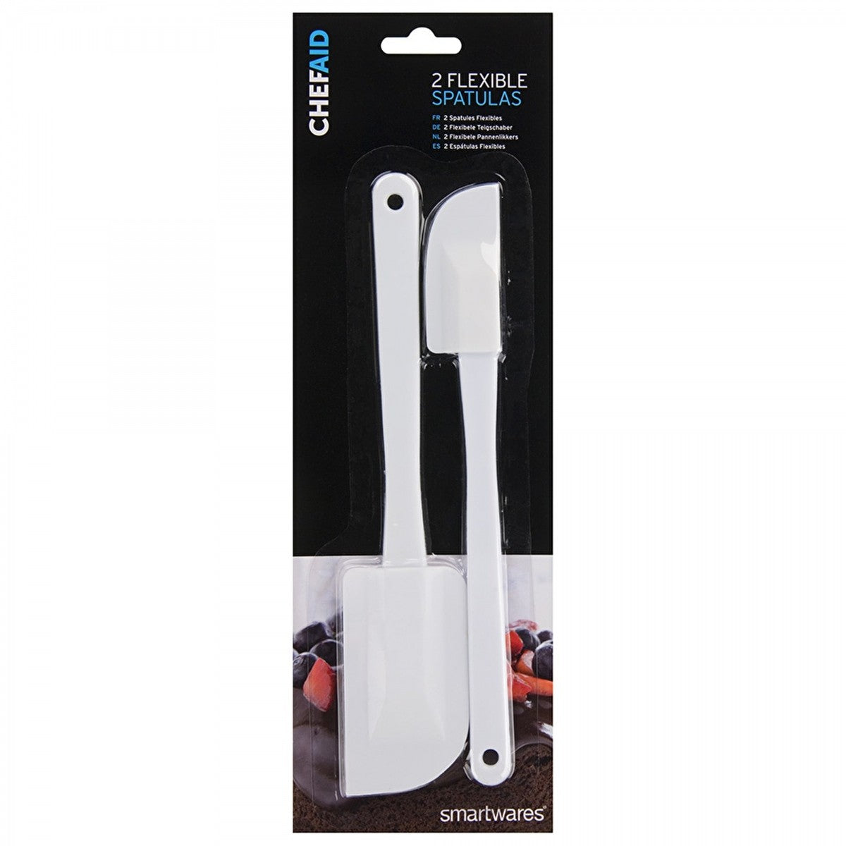 Image - Chef Aid Flexible Spatulas, 2pcs, White