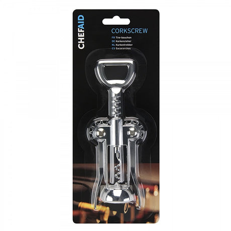 Image - Chef Aid Chrome Plated Wing Corkscrew