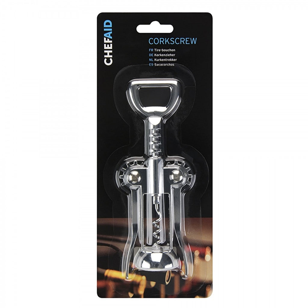 Image - Chef Aid Chrome Plated Wing Corkscrew