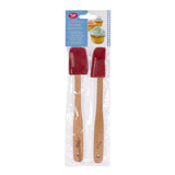 Image - Tala Silicone Headed Spatulas with Wooden Handles, Set of 2