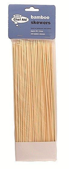 Image - Chef Aid Bamboo Skewers, 25.5cm, Pack of 100