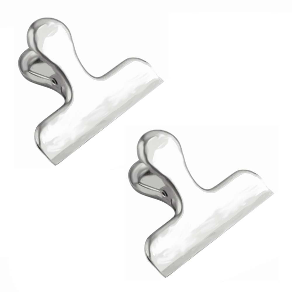 Image - Tala Set of 2 Small Bag Clips, Silver