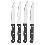 Image - Chef Aid Steak Knives, Set of 4, Black