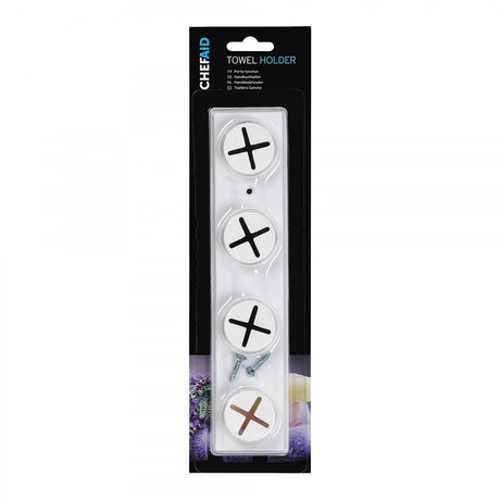 Image - Chef Aid Towel Holder, White