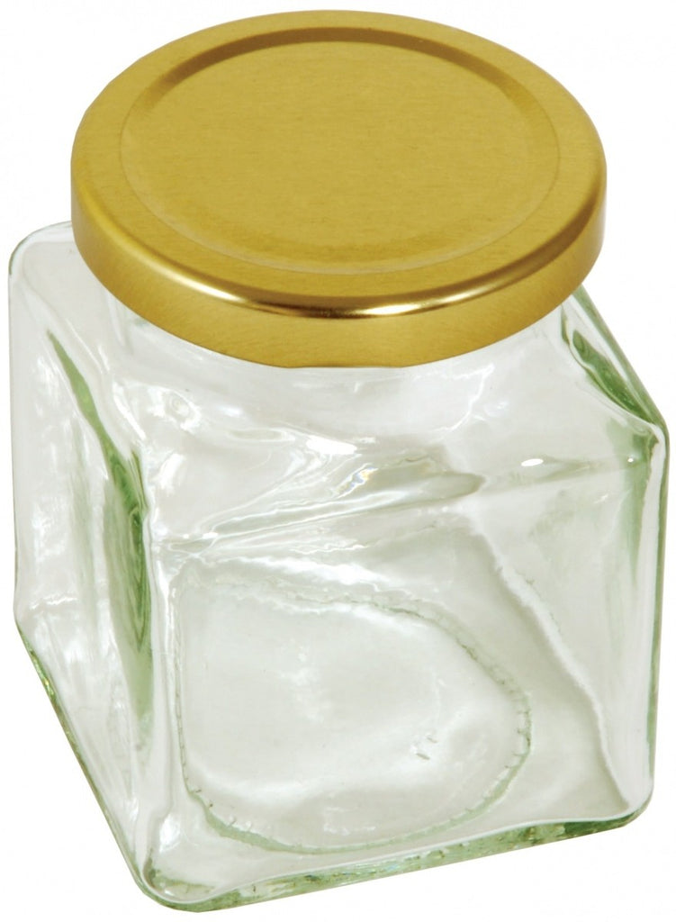 Image - Tala Square Preserving Jar with Gold Screw Top Lid, 200ml