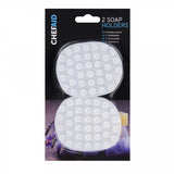 Image - Chef Aid Soap Holders, 2pc, White