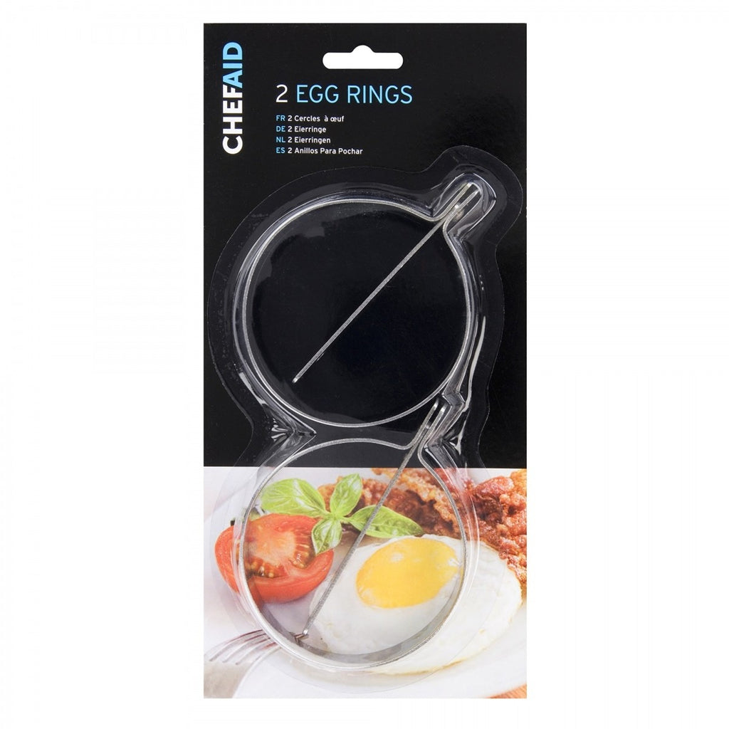 Image - Chef Aid Stainless Steel Egg Rings, 2pcs