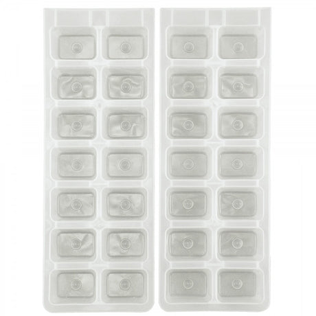 Image - Chef Aid Ice Cube Trays, Set of 2, Clear