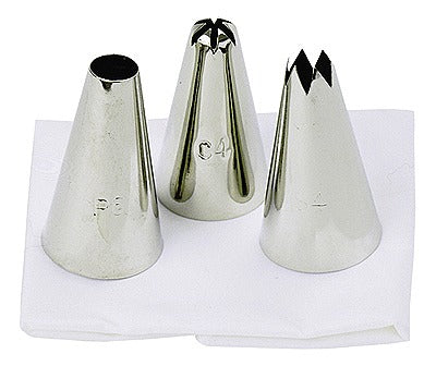 Image - Tala Food Piping Set, Pack of 3 Food Nozzles
