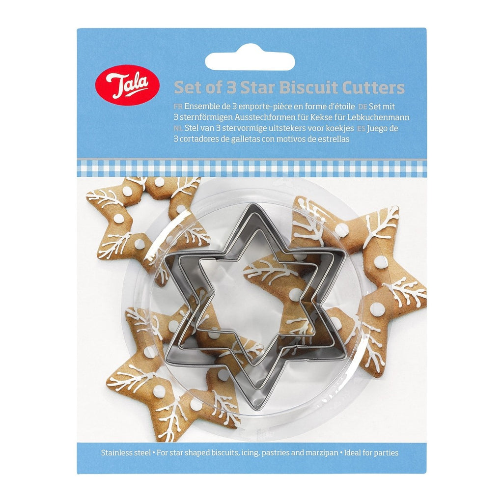 Image - Tala Stainless Steel Star Cutters, Set of 3