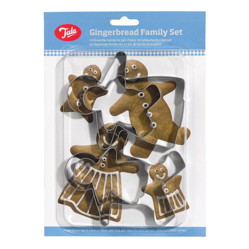 Image - Gingerbread Family Cutters Set Of 4, Chrome
