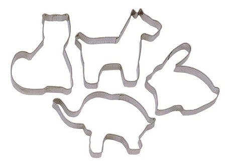 Image - Tala Stainless Steel Animal Shaped Cutters, Set of 4