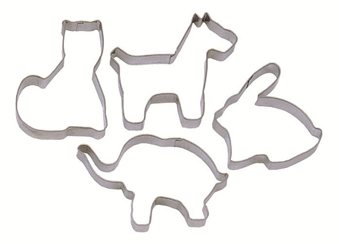 Image - Tala Stainless Steel Animal Shaped Cutters, Set of 4