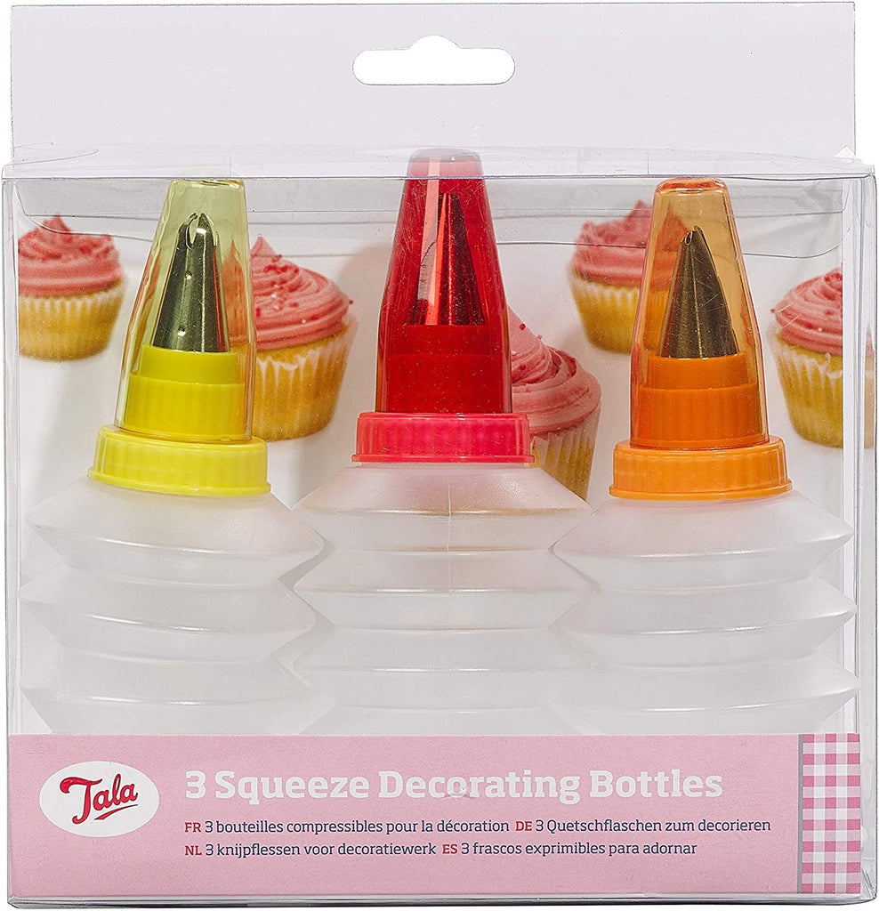 Image - Tala 3 Squeeze Icing And Decorating Bottles