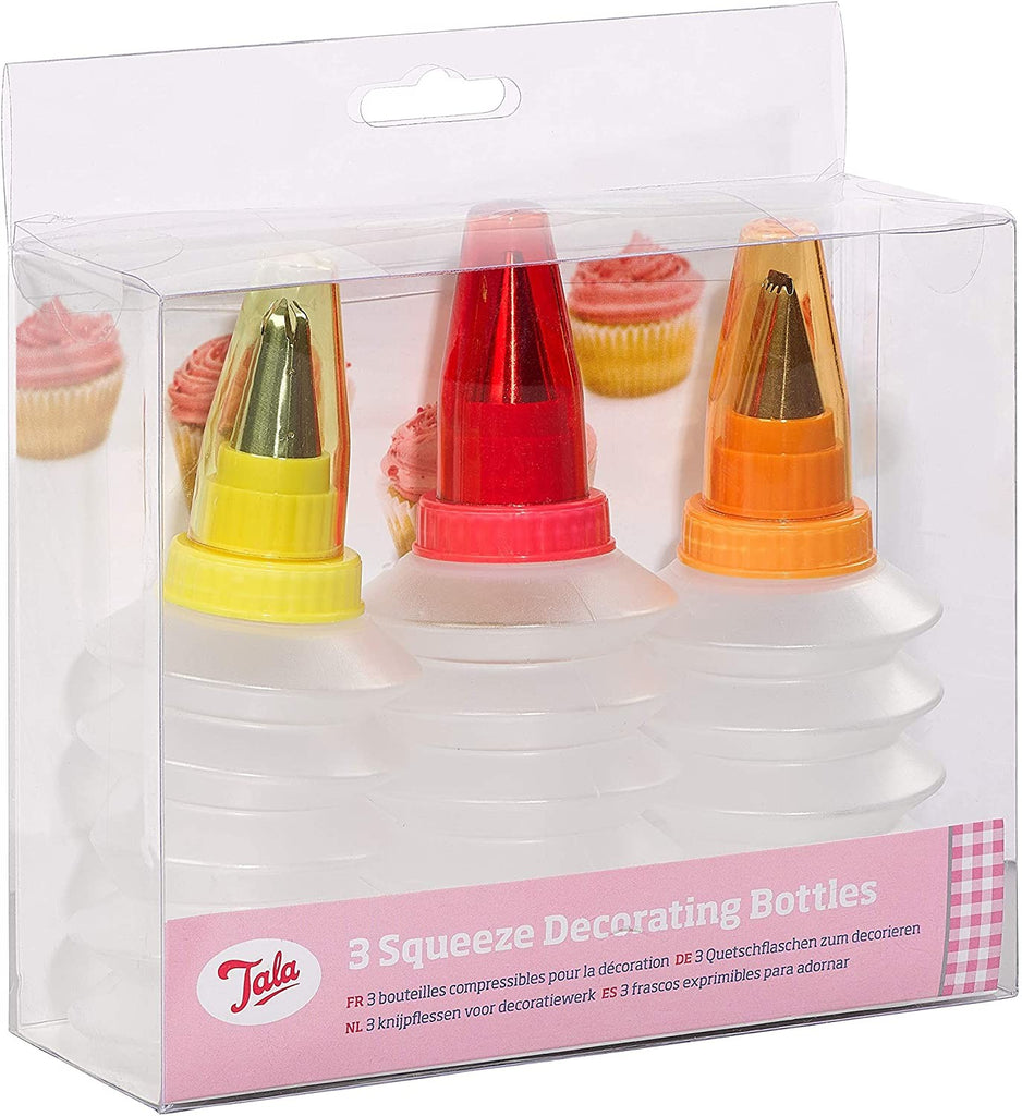 Image - Tala 3 Squeeze Icing And Decorating Bottles