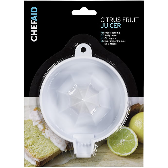 Image - Chef Aid Plastic Citrus Fruit Juicer, White