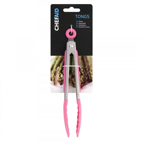 Image - Chef Aid Food Tong, 20cm, Pink