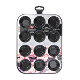 Image - Tala Performance 12 Cup Mini Bun Tin, Black