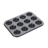 Image - Tala Performance 12 Cup Mini Bun Tin, Black