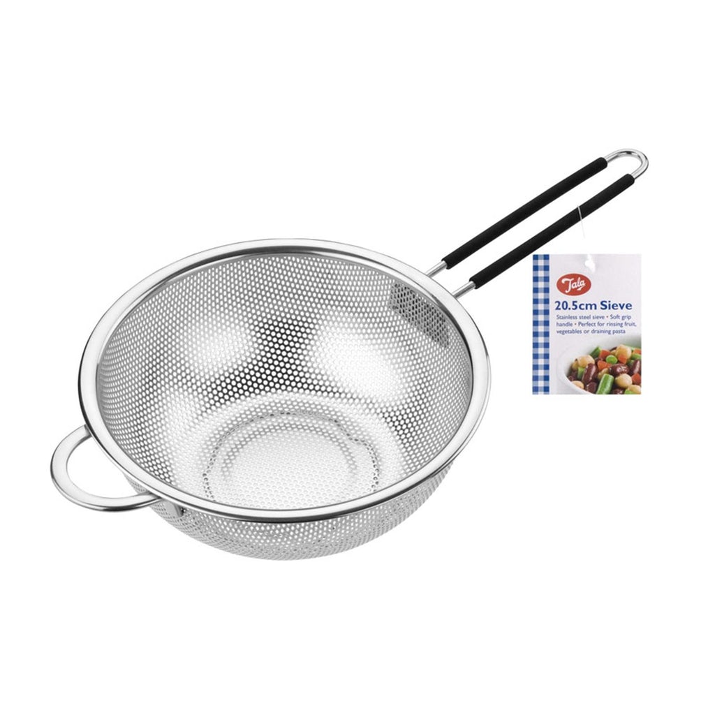 Image - Tala Punching Hole Sieve With Soft Grip Handle 20.5cm