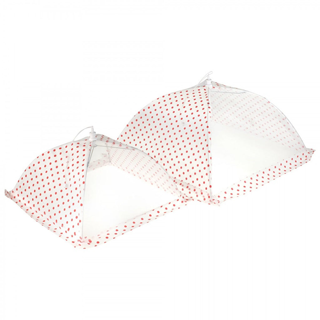 Image - Tala Gingham Food Cover, Red, 40.5cm