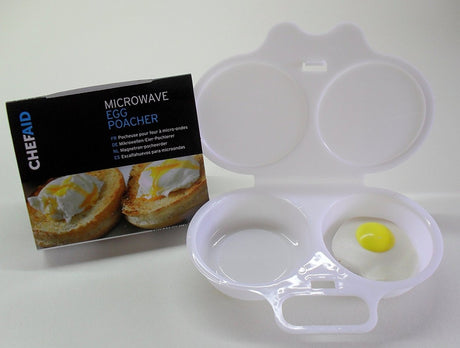 Image - Chef Aid Microwave Egg Poacher, White