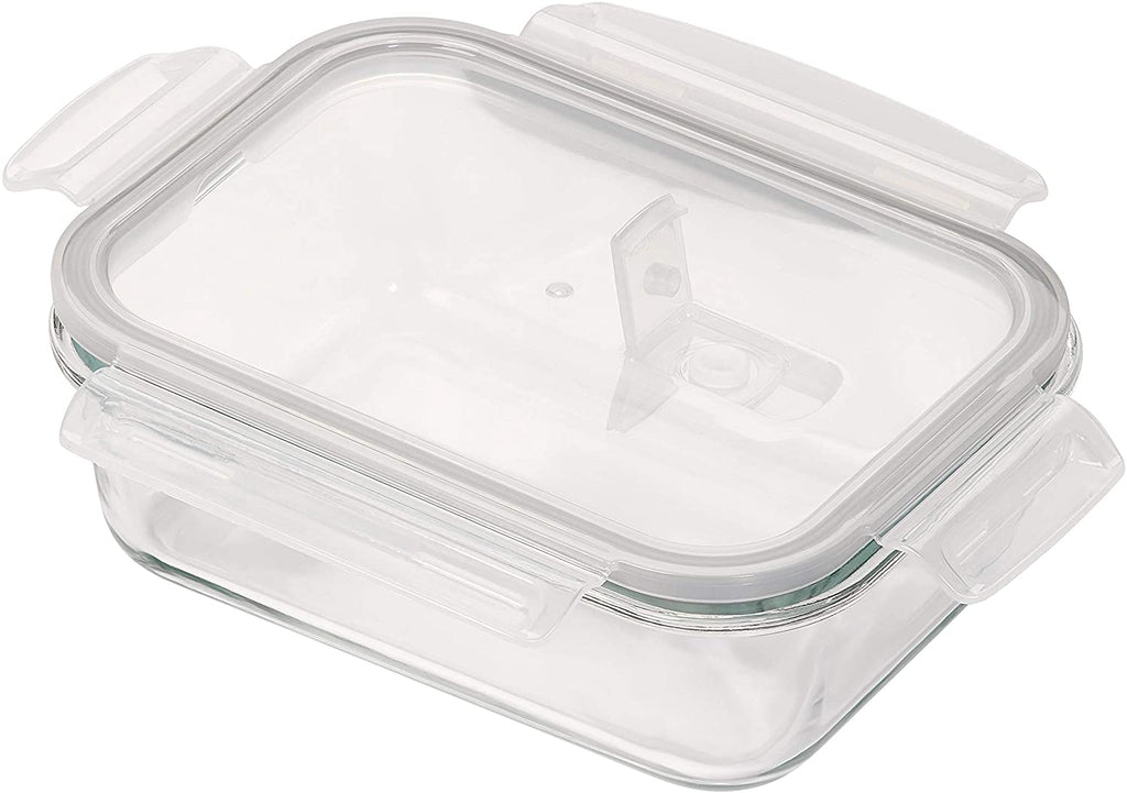 Image - Tala Ovenproof Glass Dish with Vented Lid, 990ml, Transparent