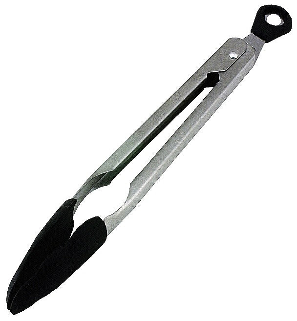 Image - Tala Stainless Steel Tongs with Silicone Head, 23cm, Grey