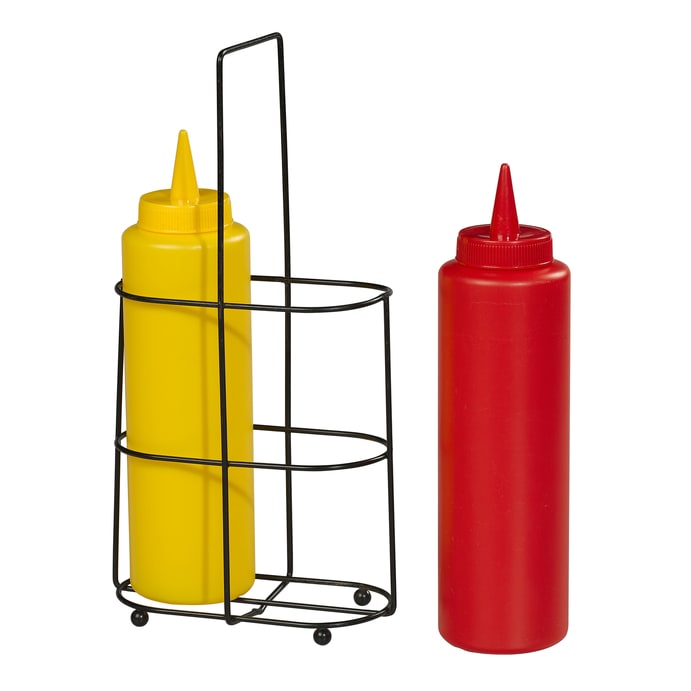 Image - Chef Aid 2 Sauces Bottles, 384ml, Red and Yellow