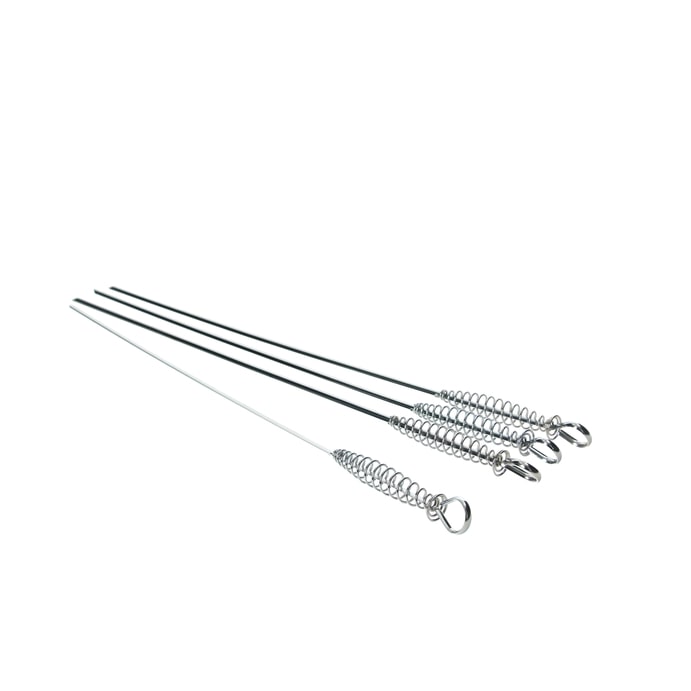 Image - Chef Aid 4 BBQ Skewers, Silver