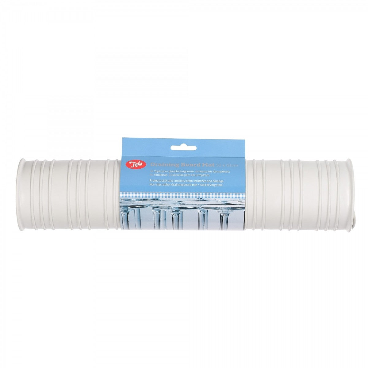 Image - Tala Draining Board Mat, 51cm x 41cm, White