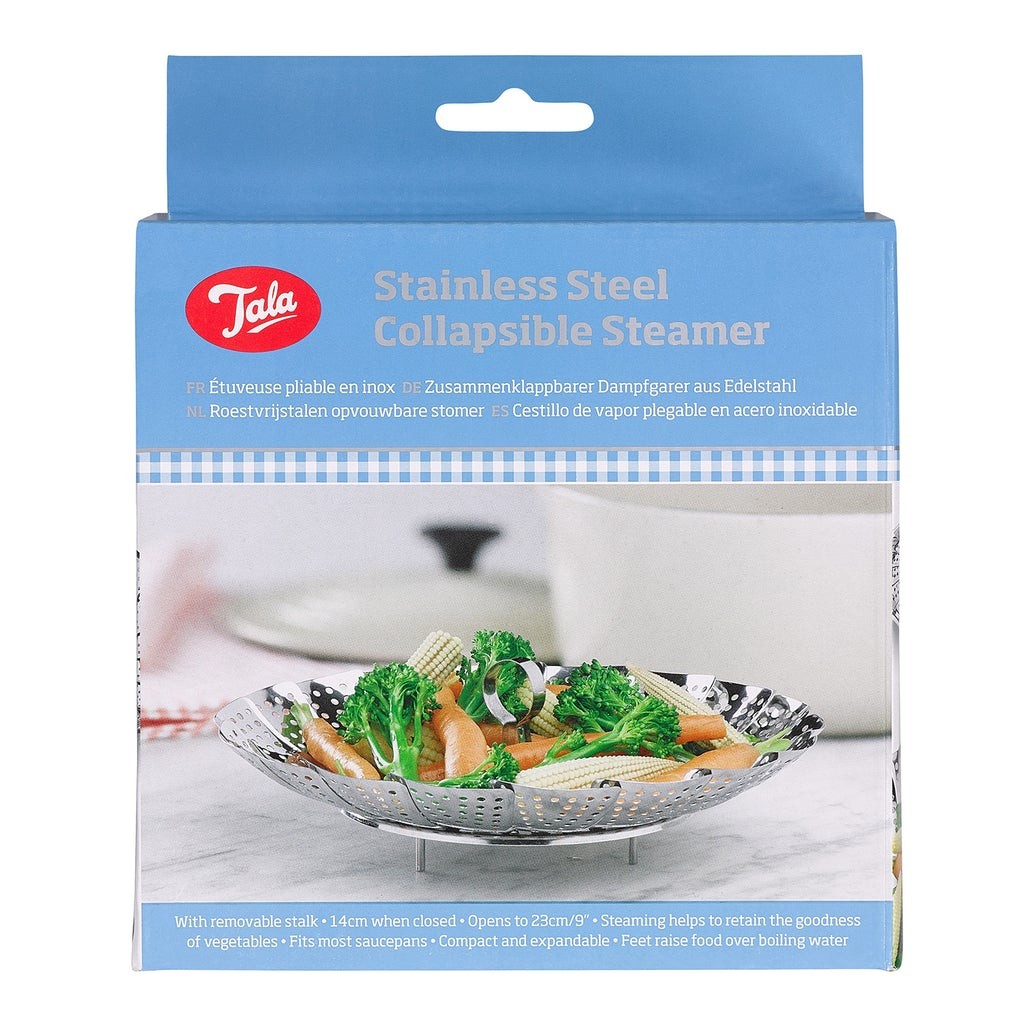 Image - Tala Stainless Steel Collapsible Steamer Basket