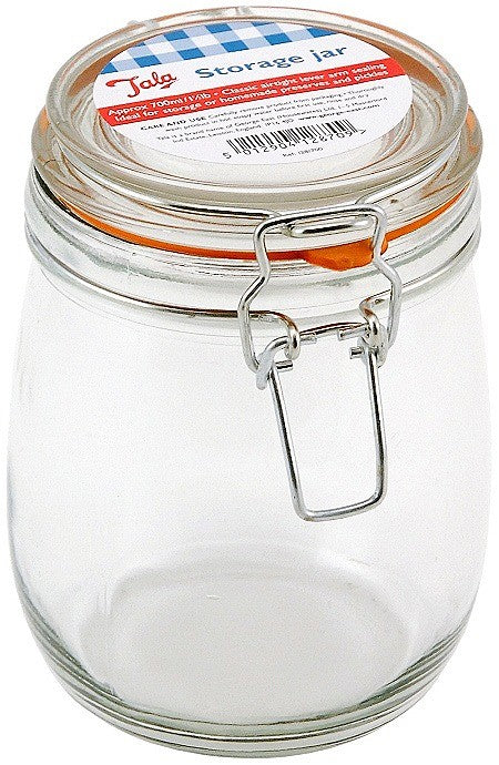 Image - Tala Classic Airtight Lever Arm Storage Jar, 750ml, Clear